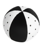 Black and white rattle ball