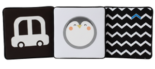 Black and white cards